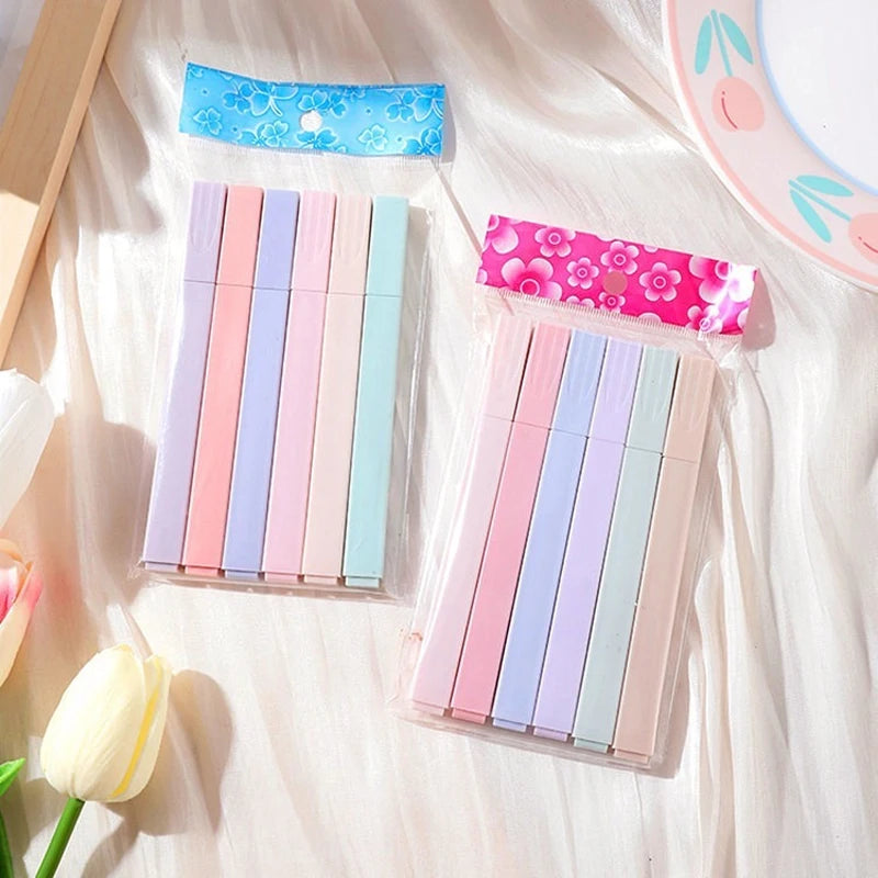 Pastel Color Highlighter Set