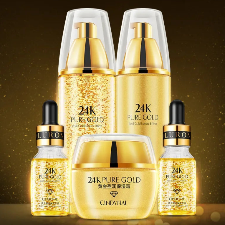 24k Gold Facial Skin Care Set