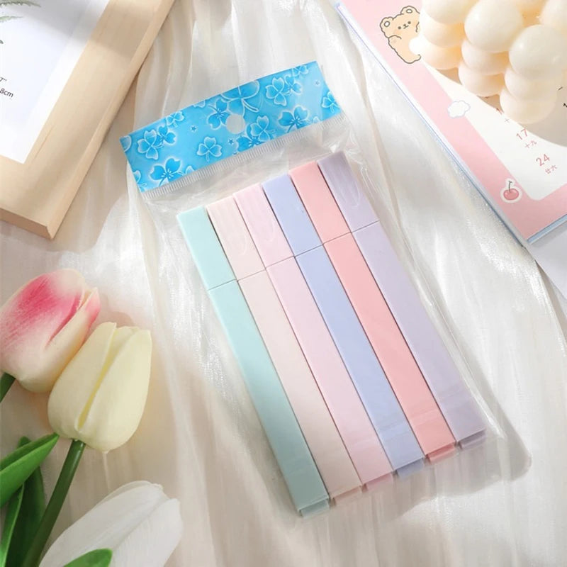 Pastel Color Highlighter Set
