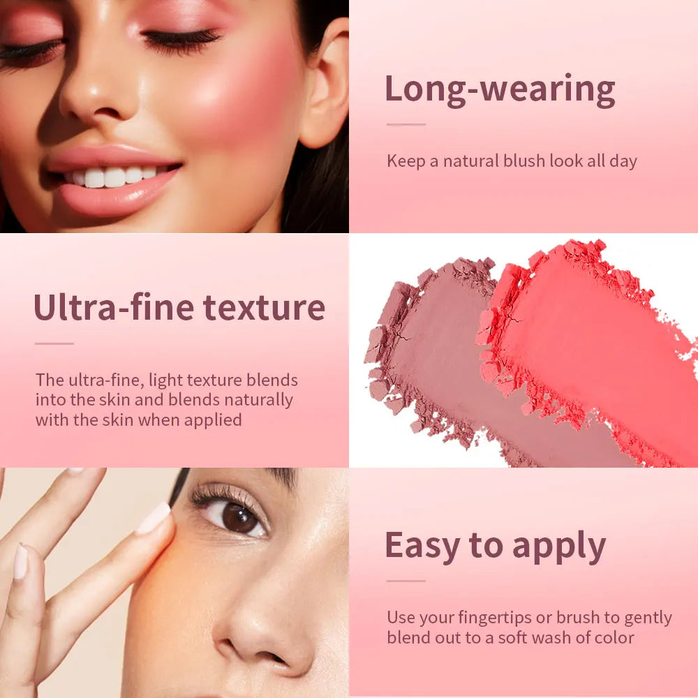 Matte Embossed Blush Palette