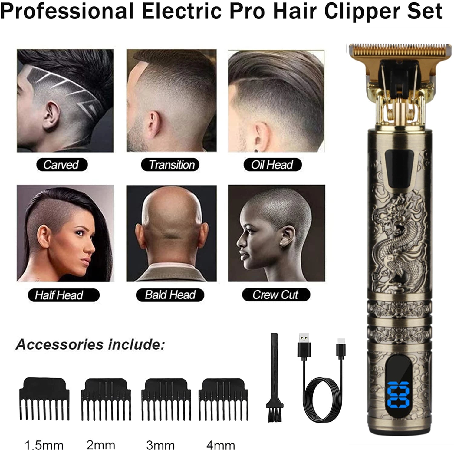 LCD Electric Hairdresser