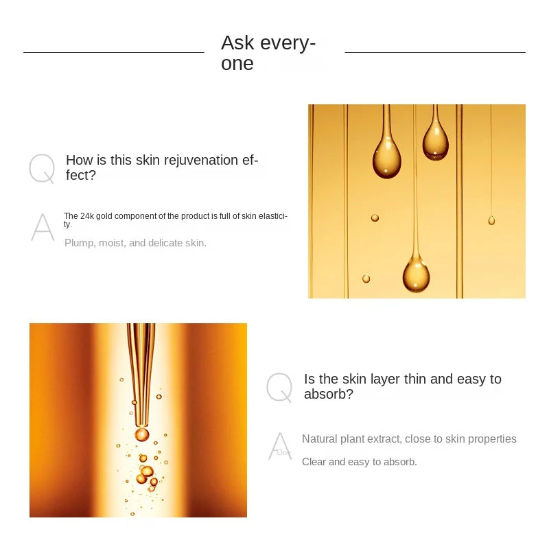 24k Gold Facial Skin Care Set