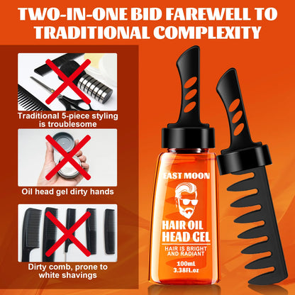 2 in 1 Hair Wax Gel