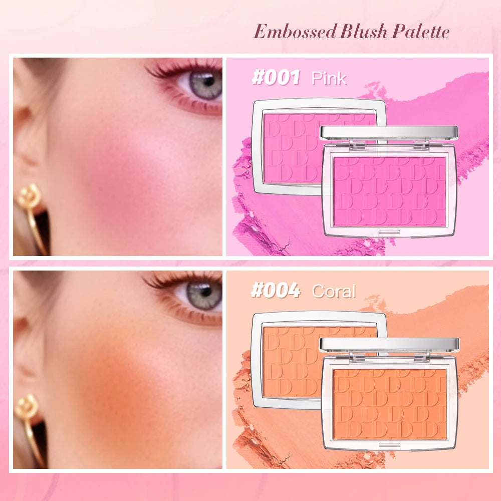 Matte Embossed Blush Palette