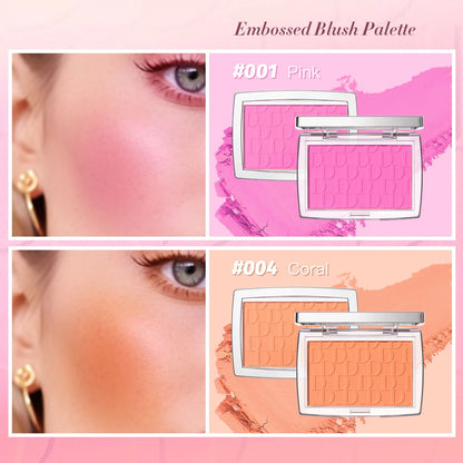 Matte Embossed Blush Palette